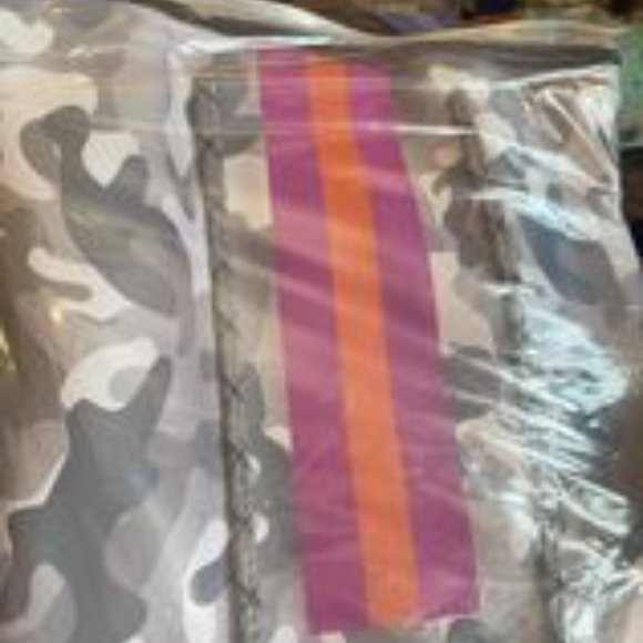 Neoprene Purse with Wallet/LightCamo Orange Stripe - Picture 5 of 5